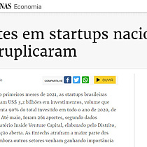 Aportes em startups nacionais quadruplicaram